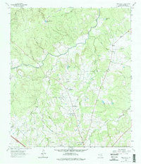Pine Prairie 1962 topographic map thumbnail