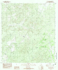 Pinto Creek 1982 topographic map thumbnail