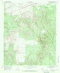 Pitchfork Flats 1968 topographic map thumbnail