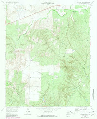 Pitchfork Flats 1968 topographic map thumbnail