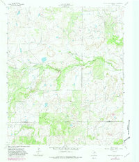 Prickly Pear Branch 1964 topographic map thumbnail