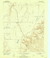 Pringle 1953 topographic map thumbnail