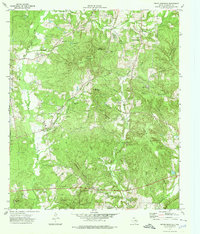Pryor Mountain 1973 topographic map thumbnail