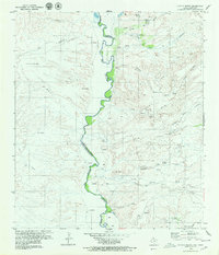 Pueblo Nuevo 1979 topographic map thumbnail