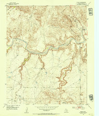 Puente 1953 topographic map preview