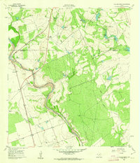 Pulliam Ranch 1960 topographic map thumbnail