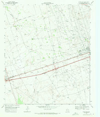 Pyote East 1969 topographic map thumbnail
