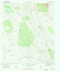 Pyote NE 1969 topographic map preview
