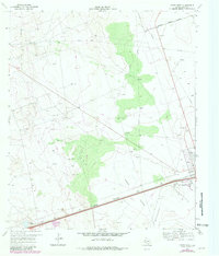 Pyote West 1969 topographic map thumbnail
