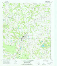 Quitman 1960 topographic map thumbnail