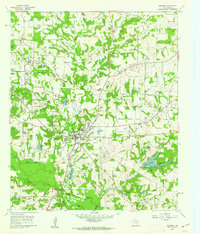 Quitman 1960 topographic map thumbnail