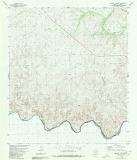 Ramsey Canyon 1980 topographic map thumbnail