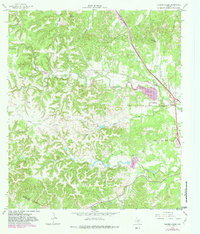 Ranger Creek 1964 topographic map thumbnail