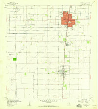 Raymondville 1956 topographic map thumbnail