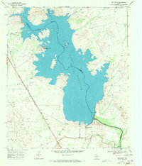 Red Bluff 1968 topographic map thumbnail