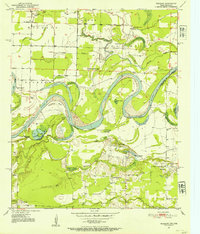 Redbank 1950 topographic map thumbnail