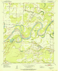 Redbank 1951 topographic map thumbnail