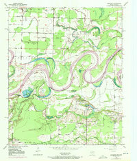 Redbank 1950 topographic map thumbnail