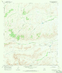 Reininger Draw 1968 topographic map thumbnail
