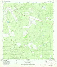 Retama Creek 1980 topographic map thumbnail