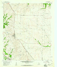 Rhome 1960 topographic map thumbnail
