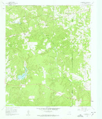 Rhonesboro 1960 topographic map thumbnail