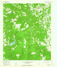 Rhonesboro 1960 topographic map thumbnail