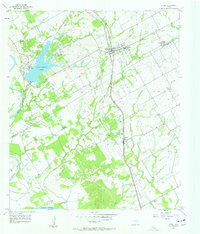Riesel 1957 topographic map preview