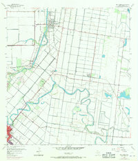 Rio Hondo 1956 topographic map thumbnail