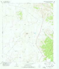 Robbers Roost Canyon 1978 topographic map thumbnail