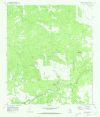 Robbers Roost 1970 topographic map thumbnail