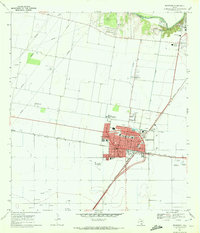 Robstown 1969 topographic map thumbnail