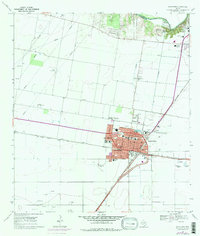 Robstown 1969 topographic map thumbnail