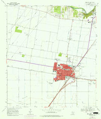 Robstown 1969 topographic map preview