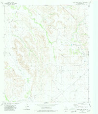 Rock House Draw NE 1980 topographic map thumbnail