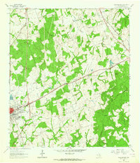 Rockdale East 1961 topographic map preview