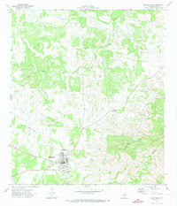 Rocksprings 1971 topographic map preview