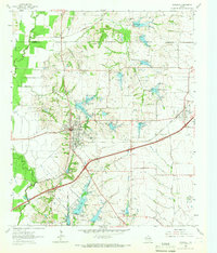 Rockwall 1963 topographic map thumbnail