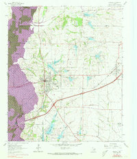 Rockwall 1963 topographic map preview