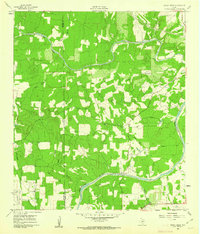 Rocky Creek 1961 topographic map thumbnail