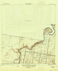 Paso Real 1933 topographic map thumbnail