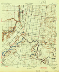 Rio Hondo 1932 topographic map thumbnail
