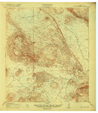 Nine Point Mesa 1918 topographic map thumbnail