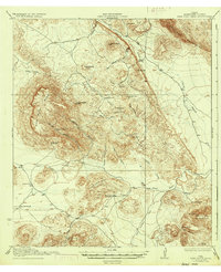 Nine Point Mesa 1937 topographic map thumbnail