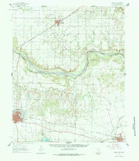 Quanah topographic map thumbnail