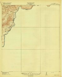 Reagan Canyon 1918 topographic map thumbnail