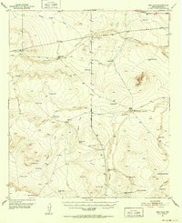 Red Hills 1951 topographic map thumbnail