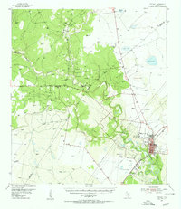 Refugio 1954 topographic map thumbnail
