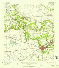 Richmond 1955 topographic map thumbnail