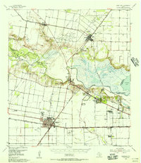 Robstown 1954 topographic map preview